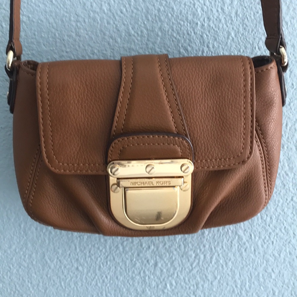 Michael Kors Leather Crossbody Bag